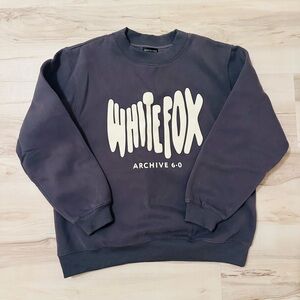 White Fox Crewneck Sweatshirt S/M